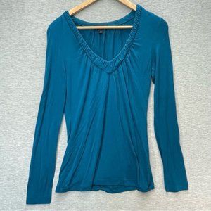 Banana Republic Womens Green Blouse Size Medium